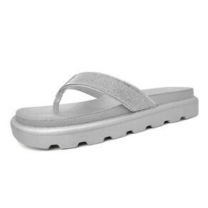 Chinelo de Dedo Plataforma Feminino Strass Vizzano 6459.327