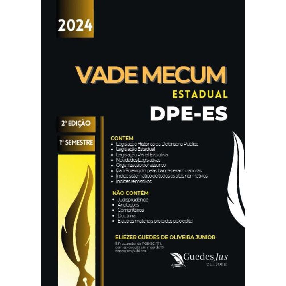 Vade Mecum DPE-ES (2ª Edição)