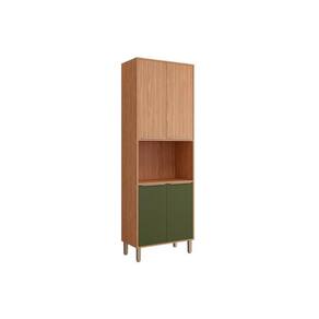 Paneleiro de Cozinha Divina 1 Forno c/4 Portas 70 cm Freijo/Verde - MGM