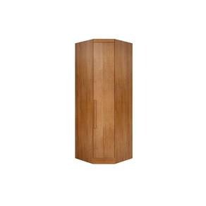 Guarda Roupa Closet de Quarto Canto Oblíquo Rizon c/ 1 Porta Freijo Cumaru - Novo Horizonte