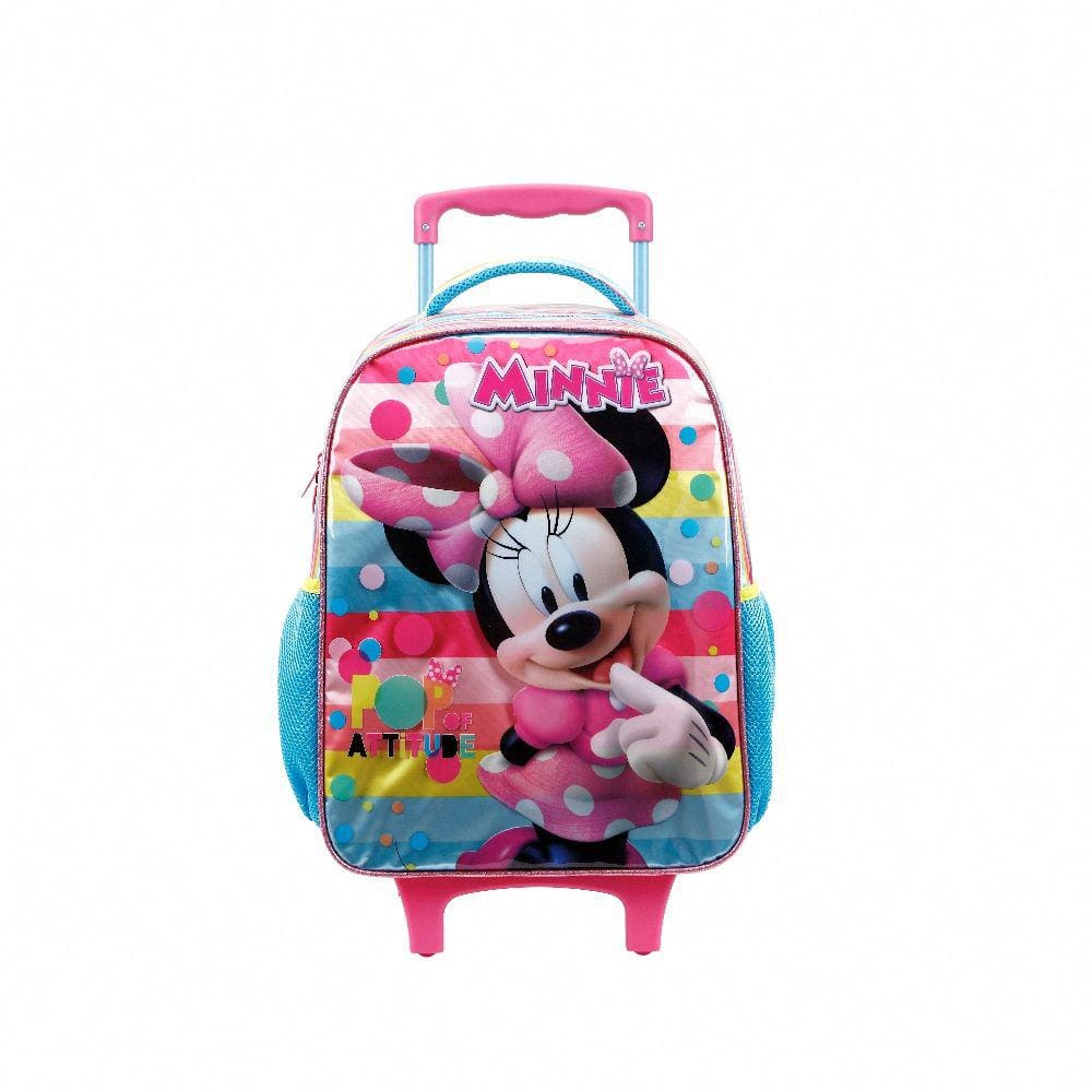 Mochila com Rodas Mochilete Minnie S Referência 11440 Xeryu`s