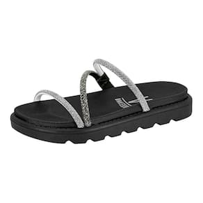 Chinelo Plataforma Feminino Strass Vizzano 6459.118