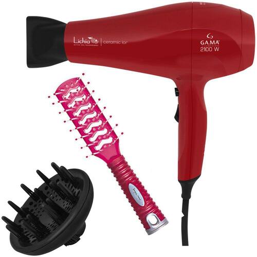 Kit Secador Gama Lichia Ceramic Ion Casas Bahia