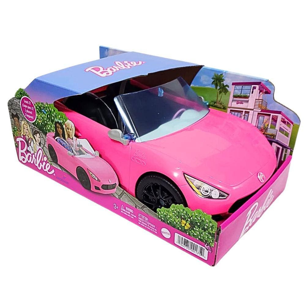 Carro discount barbie rosa