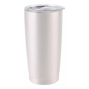 Copo Térmico Grande - 600Ml -Branco- C/Tampa Dolce Home