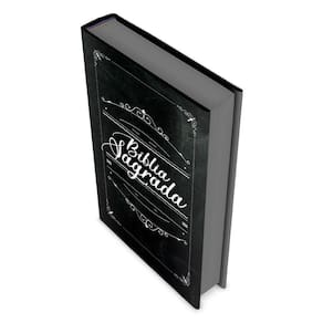 Bíblia Onix Preta - NTLH - Capa Dura - com pintura lateral