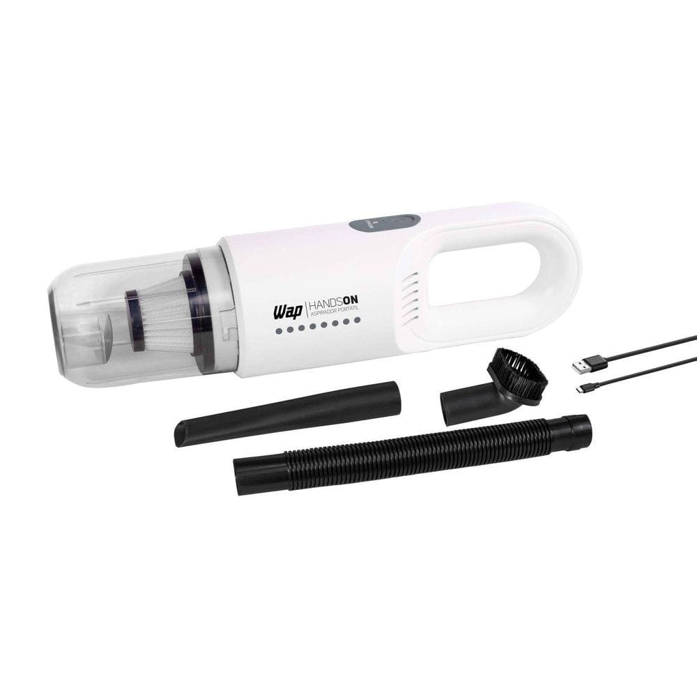 Aspirador de Pó sem Fio Wap Handson a Bateria Li-ion 7.4vdc com Mangueira e Filtro Hepa