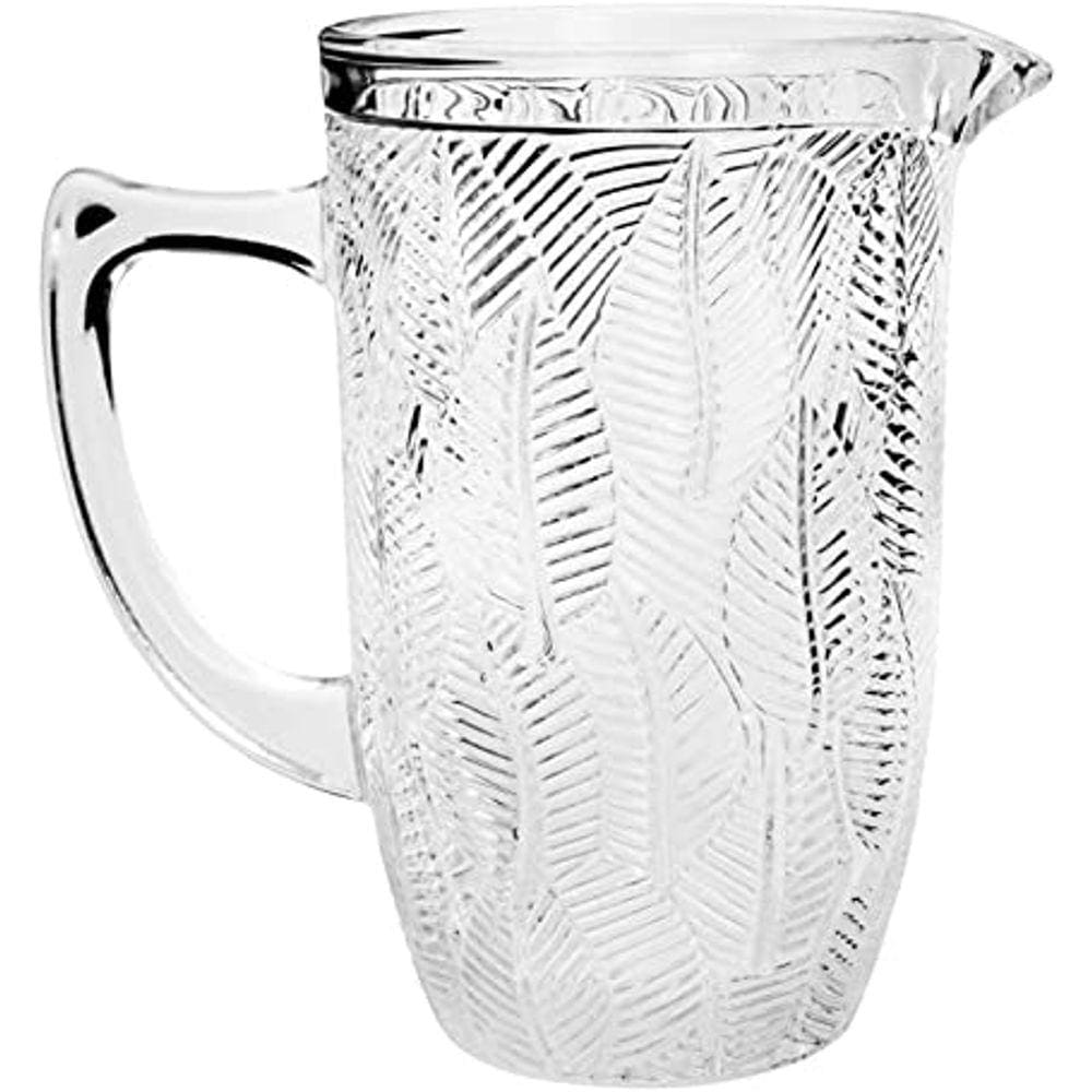 Jarra de vidro Leaves Transparente 1,3l