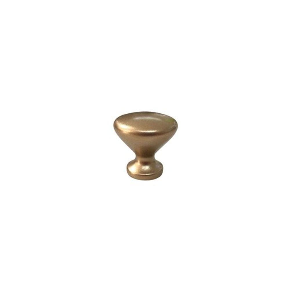 Puxador Sobrepor Cup Ponto Dourado Fosco Zen UNICO