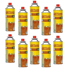 10x Gas para Fogareiro Fogao Guepardo TubeGas 227g