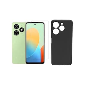 Capa +Pelicula Gel Privativa Compatível Para Tecno Spark 20C