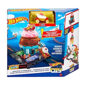 Pista Sorveteria Na Cidade Hot Wheels City - Mattel HTN77