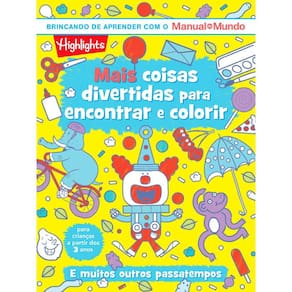 Mais coisas divertidas para encontrar e colorir - Livro 2