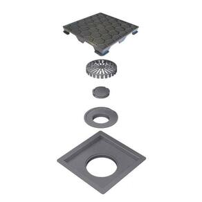 RALO QUADRATA 10x10 BASE E TAMPO OCULTO EM PVC RABS10