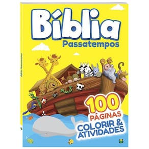 Livro de Colorir Infantil Bíblia Passatempos - Todo Livro