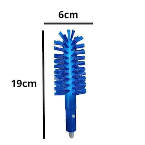 Escova Limpa Tubos 60 Mm Maxi Tech Azul Bralimpia Multiuso