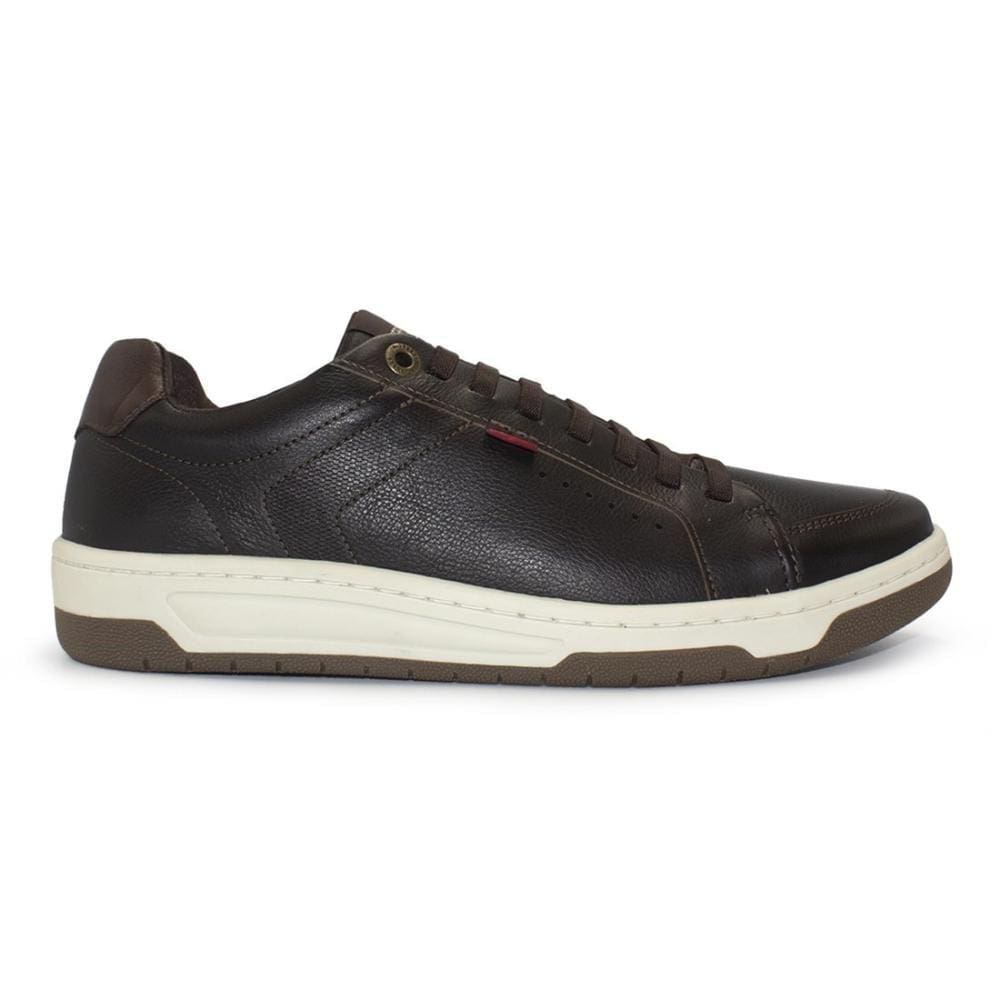 Sapatênis de Couro Ferracini Masculino Vox 8051-617