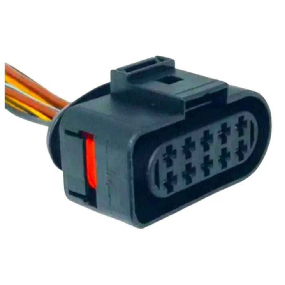 Chicote Farol Foco Duplo VW Gol G3 G4 Fox Polo 10 Vias