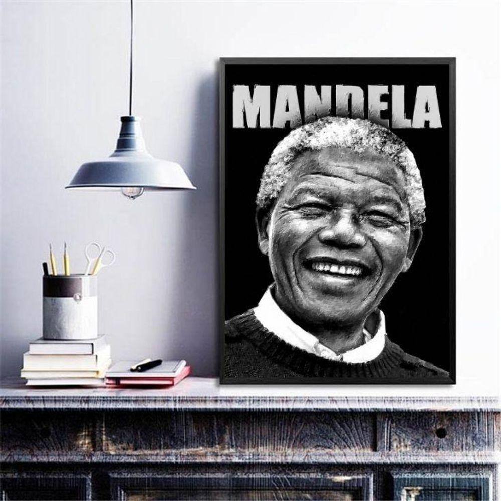 Quadro Decorativo Mandela 24X18Cm - Com Vidro