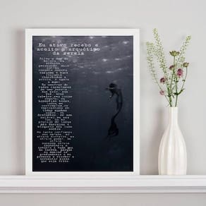 Quadro Arquétipo Da Sereia- Ativação 24X18Cm