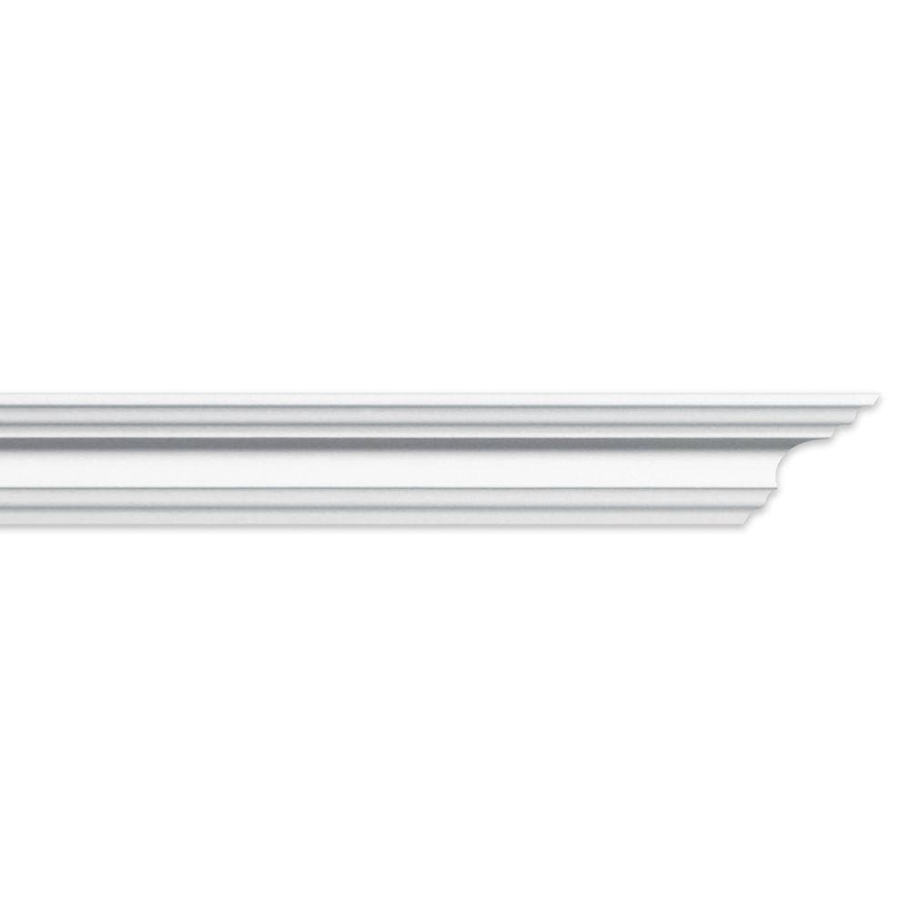 Roda Teto Perfil de Poliestireno K35 HomEstar - caixa com 6 m - Branco