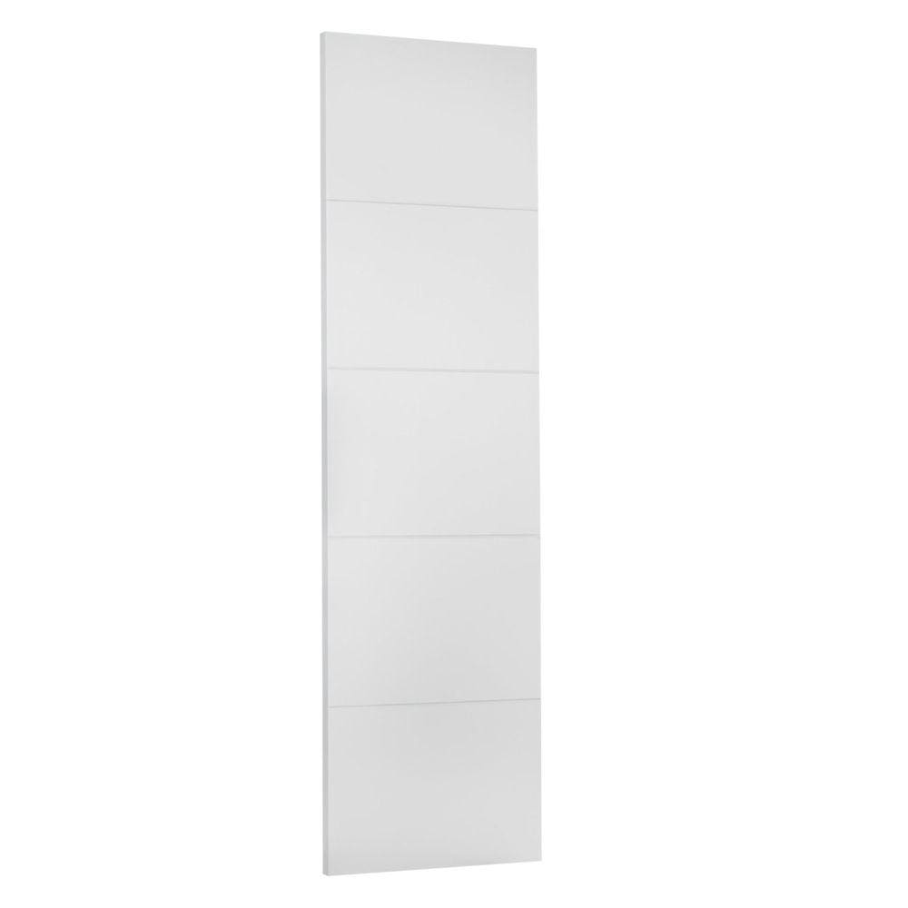 Folha de Porta Frisada 210cmx62cmx3,5cm Casablanca Branco