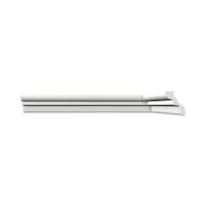Roda Teto S50- Perfil de Poliestireno Homestar - caixa com 6 m - Branco