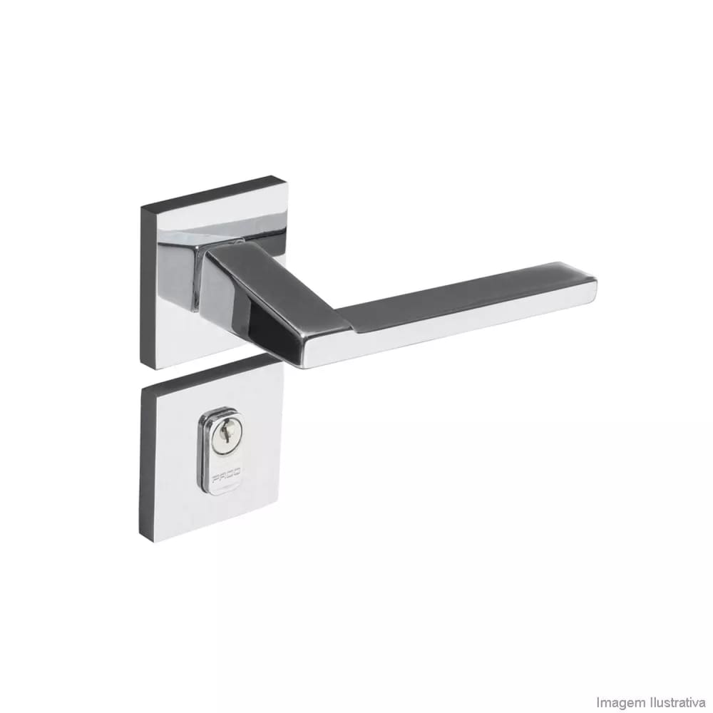 Fechadura Chopin Cromado Externa Cromado