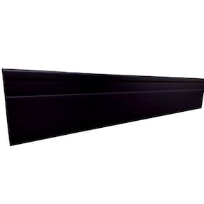 Rodapé de PVC 10cm x 15mm x 2,40m Master Bariri - caixa com 6 Barras - Preto