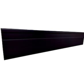 Rodapé de PVC 7cm x 15mm x 2,40m Master Bariri - caixa com 6 Barras - Preto