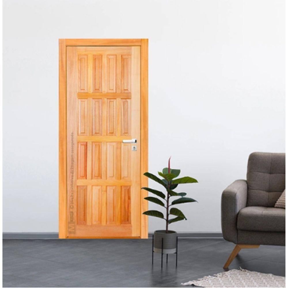 Folha de Porta 210x82cm Tauari PP16 Mapaf Marrom-Claro