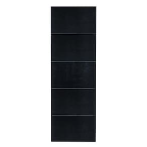 Folha de Porta Frisada 210cmx90cmx3,5cm Casablanca Preto