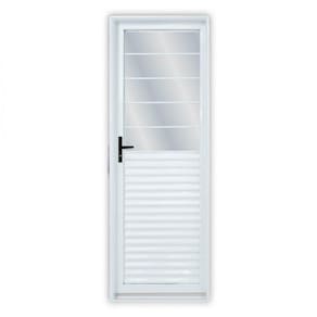 Porta de Aço Basculante 215x85cm Laminada Minas Sul MGM Branco