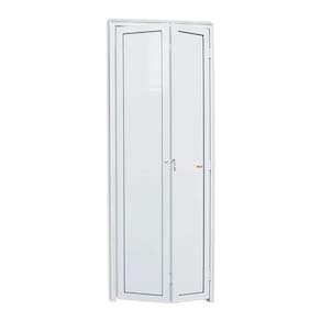 Porta de Alumínio Camarão 210x70cm Brilhante Linha 25 Brimak Branco