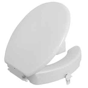 Assento Sanitário Elevado com Trava e Tampa 7cm Astra Branco