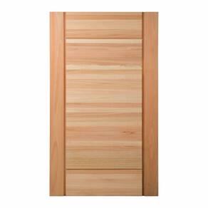 Folha de Porta Maciça 210x120cm Eucalipto PM95 Clean Cruzeiro Portas Nude