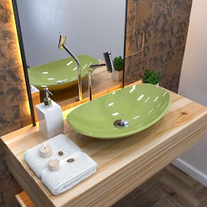 Kit Cuba L45 com Válvula Metal 1`` Compace Verde Acqua