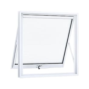Janela de Aluminio Maxim-ar 60x80cm com Vidro Lucasa Alumínios Branco