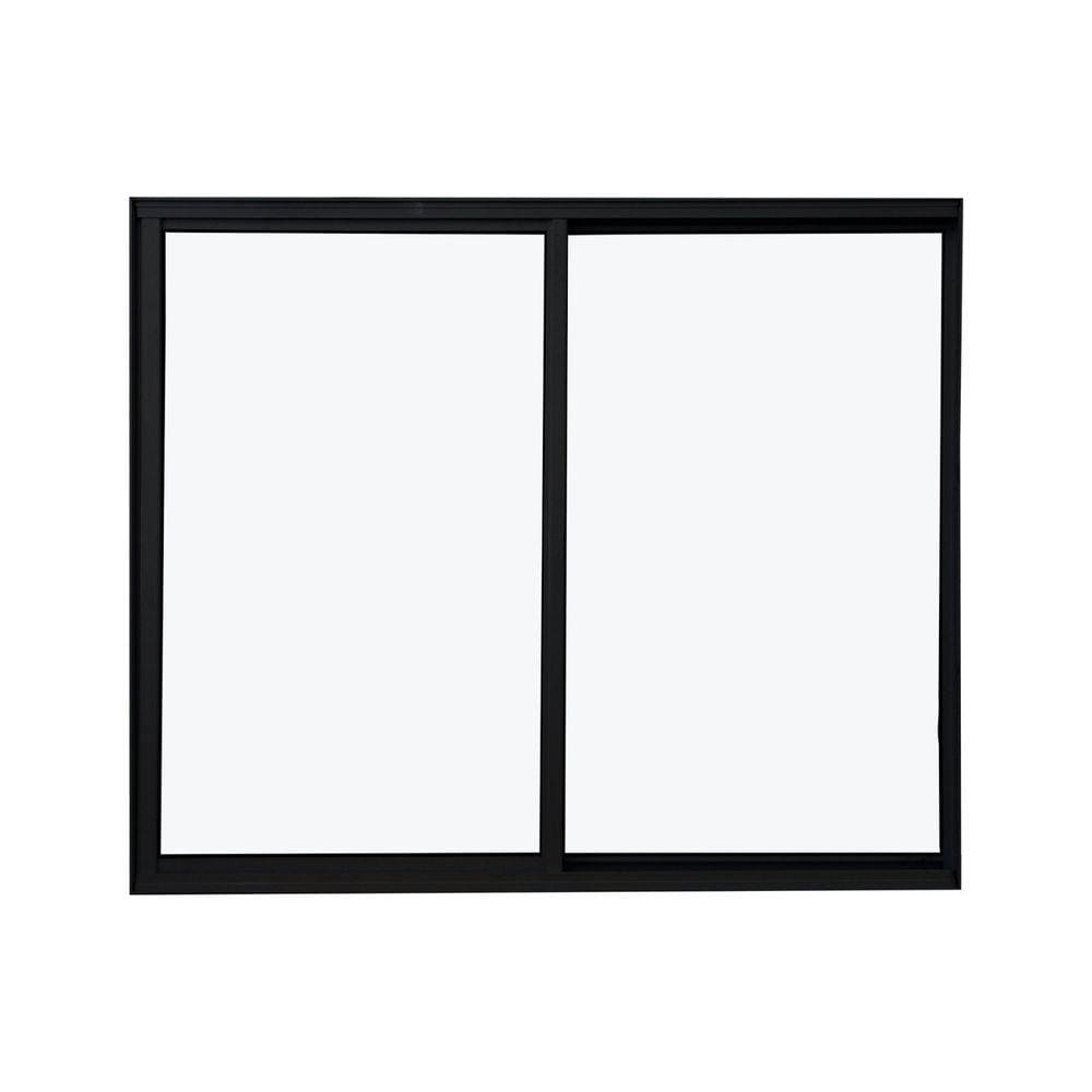 Janela de Alumínio 100x150cm 2 Folhas Fortline Atlântica Preto