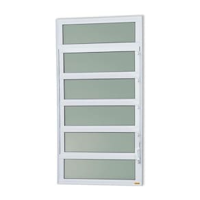 Janela de Alumínio Basculante 120x100cm Vidro Mini Boreal Elite Brimak Branco