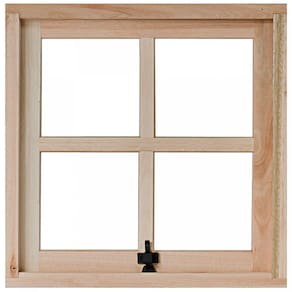 Janela de Madeira Maxim-Ar 50x50cm com Caixilho 9,4cm EWR MP61 Rondosul Marroml