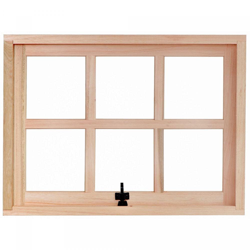 Janela de Madeira Maxim-Ar 50x70cm com Caixilho 9,4cm EWR MP61 Rondosul Marroml
