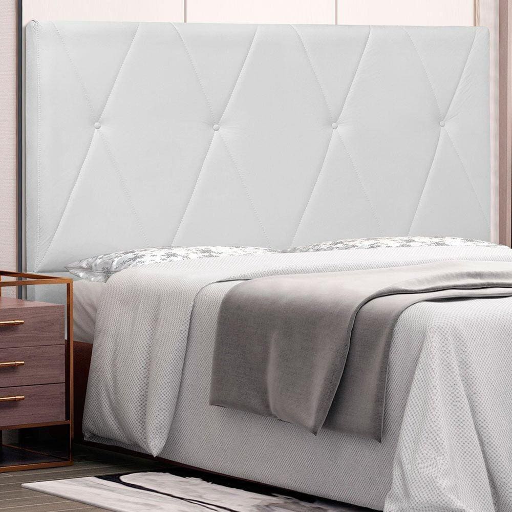 Cabeceira King 195cm Aquilla Spezzia Branco