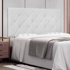 Cabeceira Suspensa King 195cm Tânia Spezzia Branco