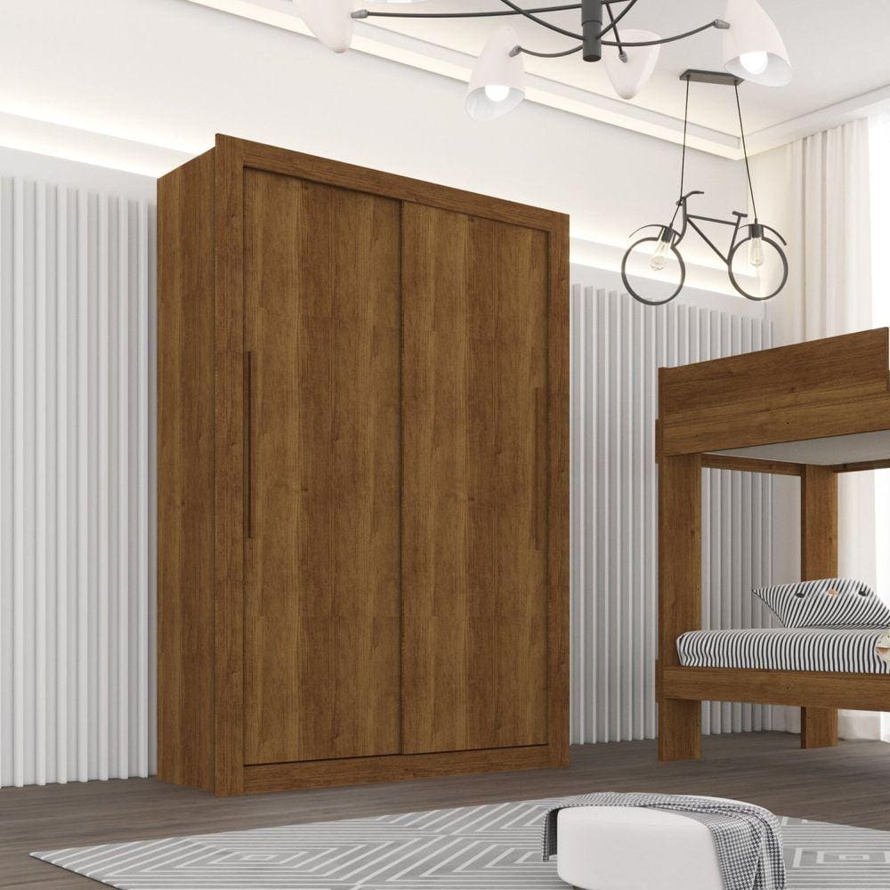 Guarda Roupa Solteiro 2 Portas 2 Gavetas Costa Rica Sallêto Móveis Cinamomo