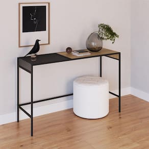 Aparador Industrial 120cm York Artesano Hanover/Preto