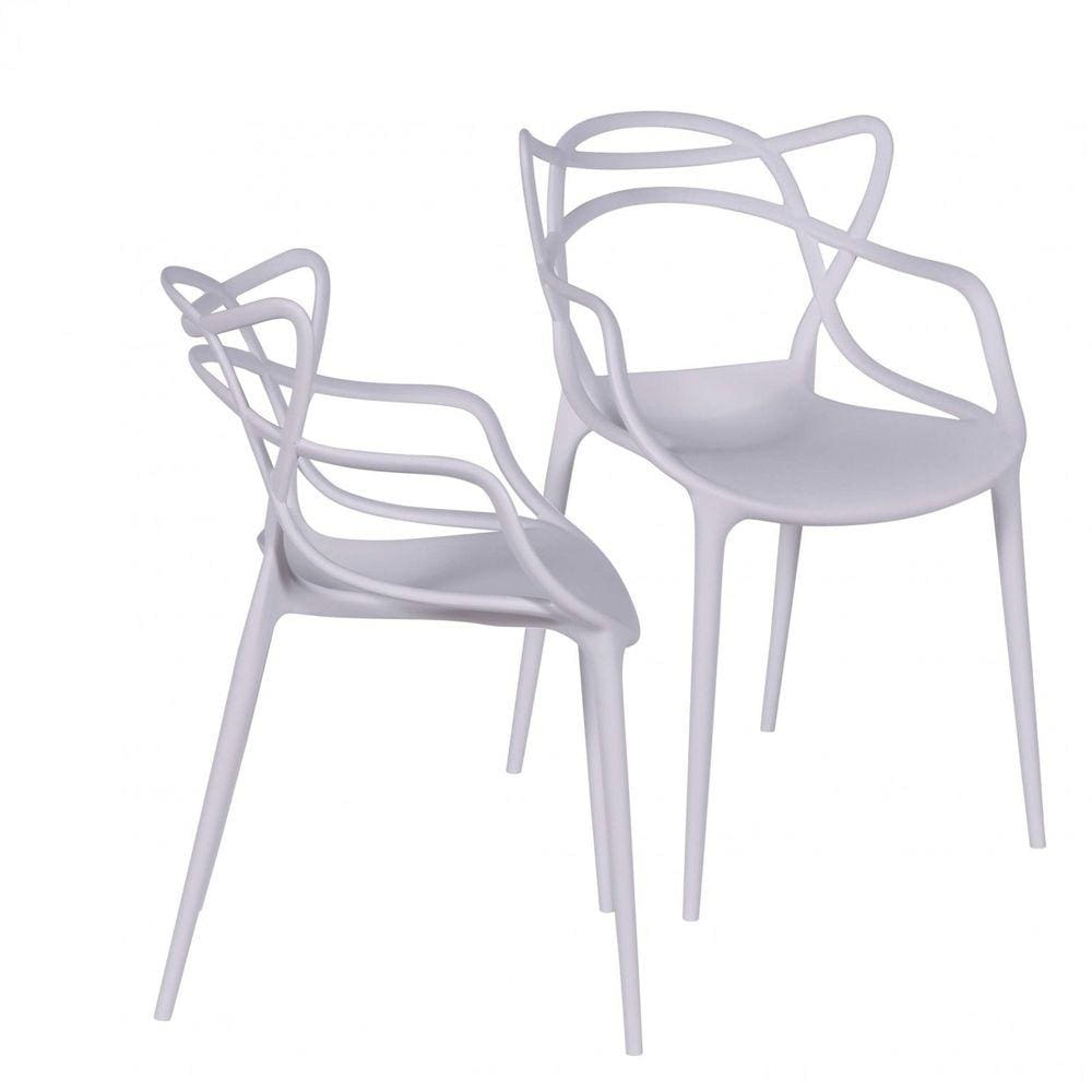 Kit 2 Cadeiras Solna Allegra Or Design Branco