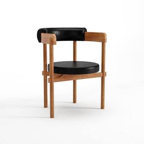 Cadeira para Sala de Jantar Cavalet Champagne/preto