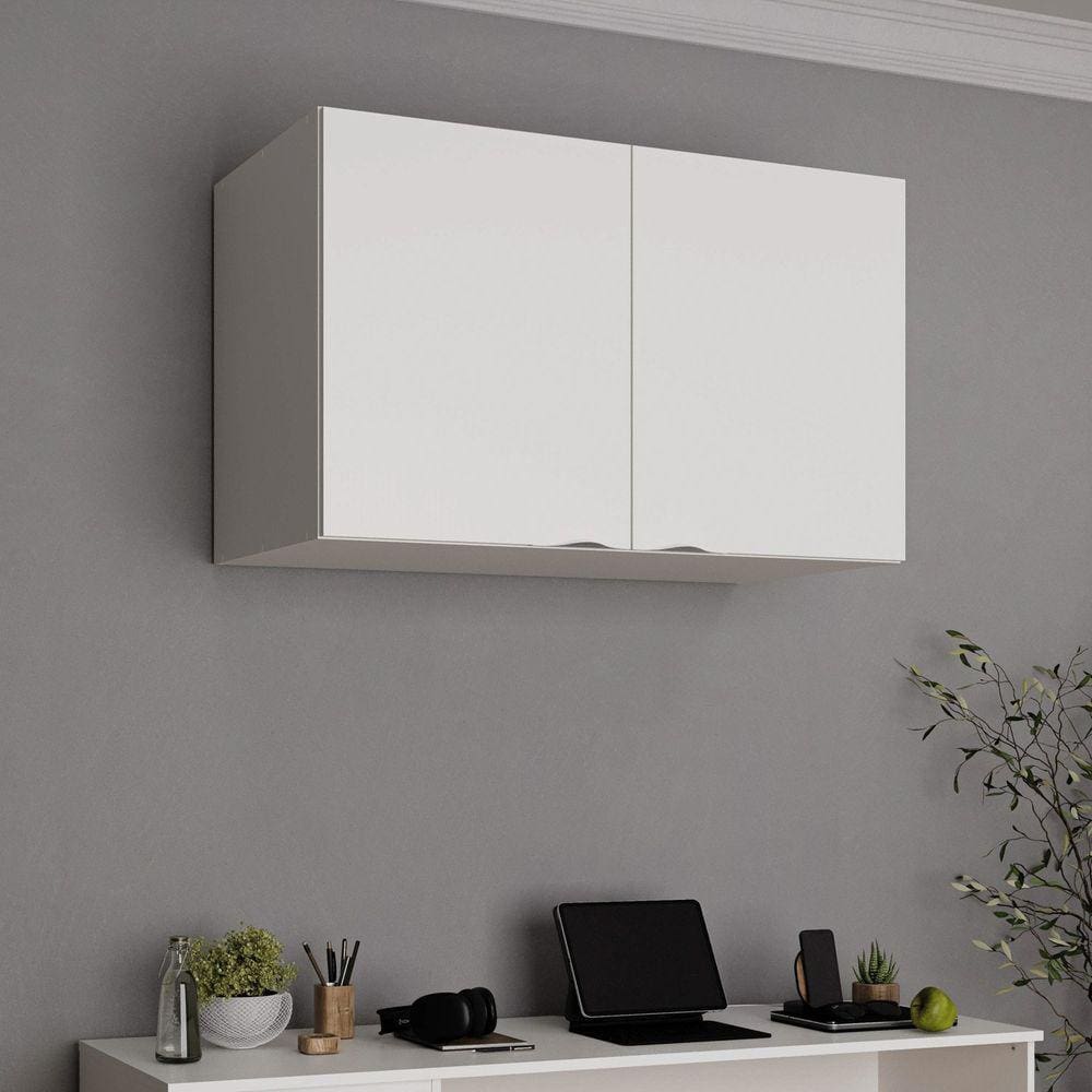 Ponte Modular 2 Portas Hera CabeCasa MadeiraMadeira Branco Geada