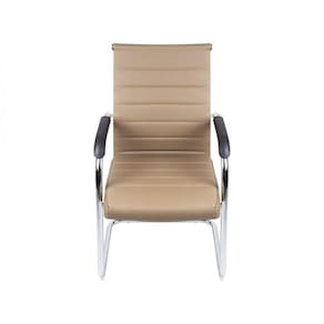 Cadeira para Escritório Interlocutor Esteirinha Florença 3322 Or Design Caramelo